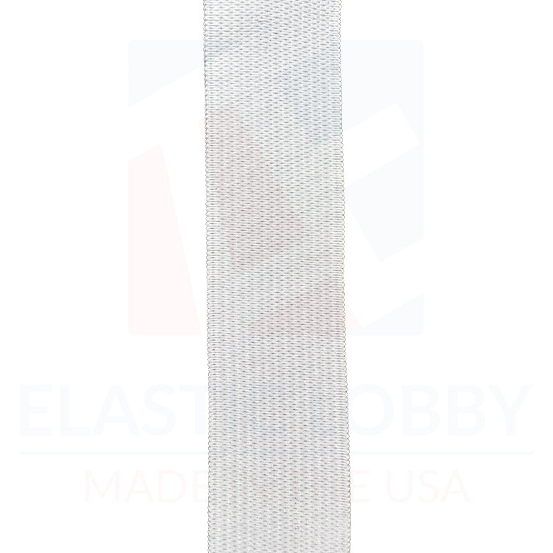 1" (25mm) White Knitted Elastic - US Made