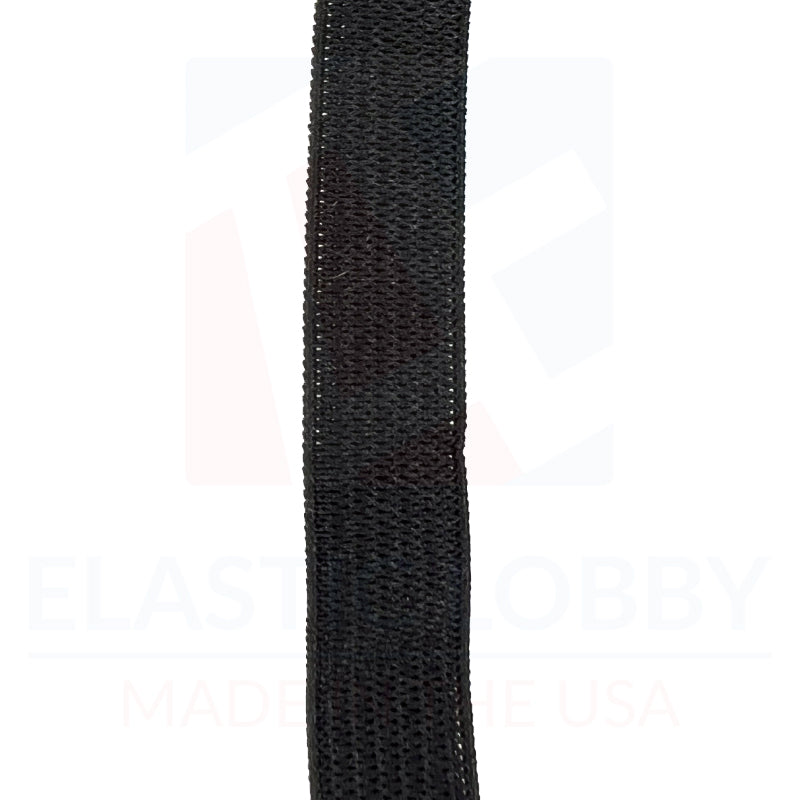 1/2" (13mm) Black Knitted Elastic - US Made