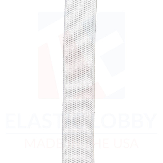 1/2" (13mm) Heavy White Knitted Elastic - US Made