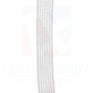 1/2" (13mm) White Knitted Elastic - US Made