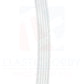 3/8" (9.5mm) Heavy White Knitted Elastic - US Made