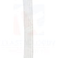 3/8" (9.5mm) White Knitted Elastic - US Made