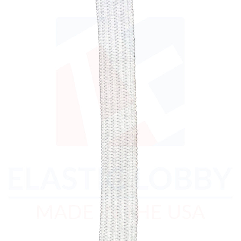 3/8" (9.5mm) White Knitted Elastic - US Made